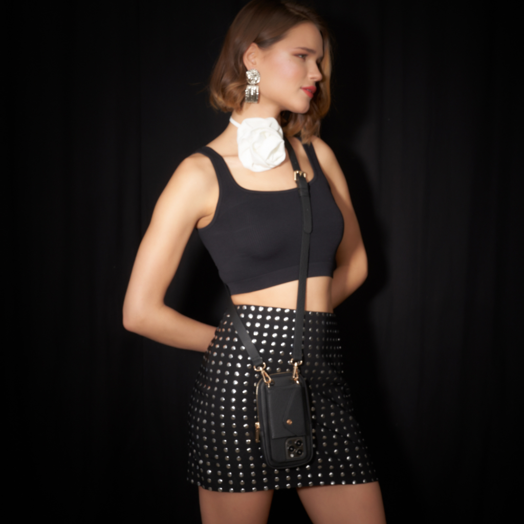 Crossbody Phone Case, Strap Phone Case, iPhone Case, Wallet strap phone case, iPhone case with card holder, chain phone case, leather crossbody phone case, bandolier phone case, bandolier style phone case